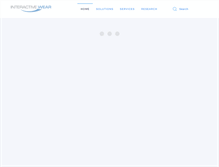 Tablet Screenshot of interactive-wear.com